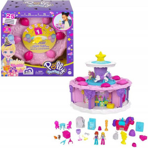Polly Pocket Tort zestaw urodzinowy 25 niespodzianek
