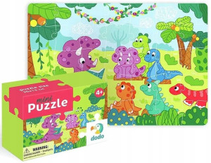 Dodo Puzzle Mini 35 elementów Dino i przyjaciele