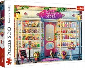 Trefl Puzzle 500 Sklepik ze słodyczami