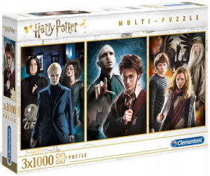 Clementoni Puzzle 3x1000 elementów Harry Potter