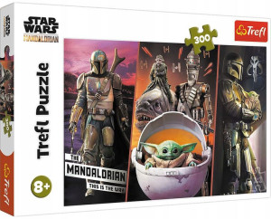 Trefl Puzzle 300 elementów Tajemniczy Baby Yoda