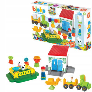 Bloko Klocki Pin Bricks 100 elementów + 3 figurki