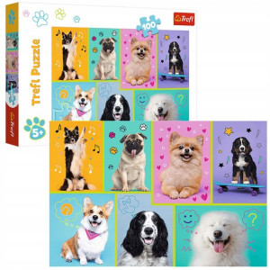 Trefl Puzzle 100 W świecie piesków