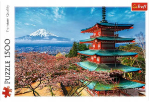 Trefl Puzzle 1500 elementów Góra Fudżi
