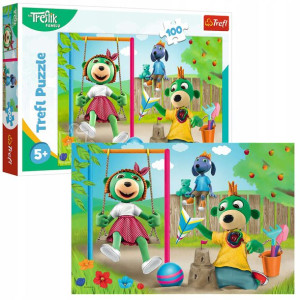 Trefl Puzzle 100 el. Zabawne Trefliki