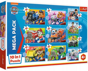 Trefl Puzzle 10w1 Poznaj Psi Patrol