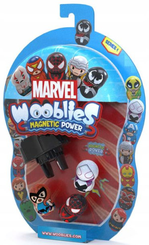 Wooblies Marvel Figurki losowe 3-pak + wyrzutnia
