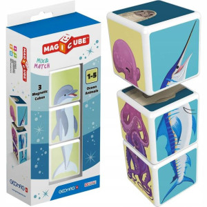 Geomag Klocki Magicube mix&match ocean 3 el
