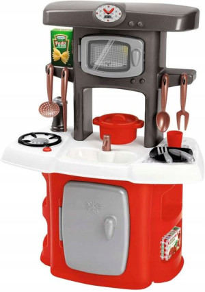 Ecoiffier 100% chef Kuchnia z mikrofalówką 14 el