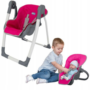 HTI Krzesełko Nosidełko dla Lalek Chicco Junior 3w1
