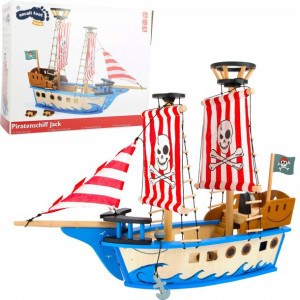 Small Foot Drewniany statek piracki Jack