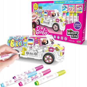 Barbie Maker Kitz Zestaw Kreatywny pomaluj kampera