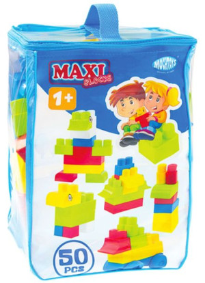 Mochtoys Zestaw klocków Maxi Blocks 50 elementów