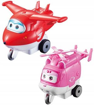 Super Wings Pojazd Samolot Jett Dżetek i Dizzy Frunia