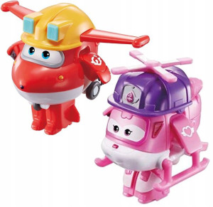 Cobi Super Wings Samolot Jett Budowlaniec i Dizzy Frunia