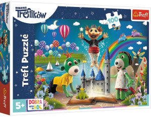 Trefl Puzzle 100 Bajkowy wieczór z Treflikami