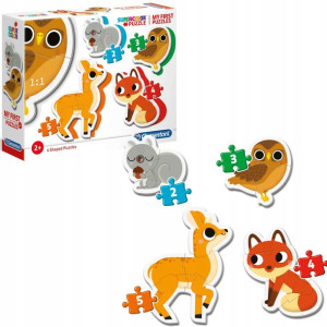 Clementoni Moje pierwsze puzzle Leśne zwierzęta
