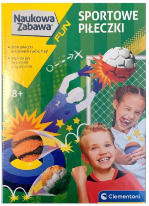 Clementoni Naukowa zabawa Sportowe piłeczki