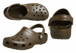 Crocs Classic Chocolate Brązowe klapki