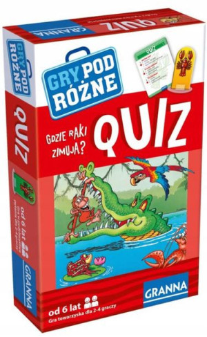 Granna Gra Quiz Gdzie raki zimują? Gry PodRóżne