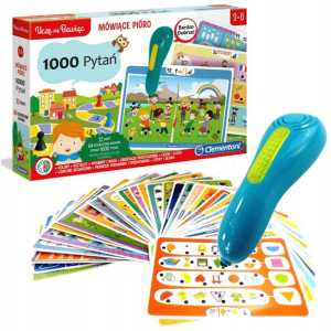 Clementoni 50653 Mówiące pióro 1000 pytań