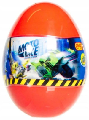 EPEE Moto Race Motorek w czerwonym jajku