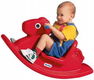 Little Tikes Bujak czerwony koń na biegunach