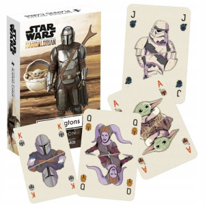 Star Wars Gwiezdne wojny Mandalorian karty do gry Baby Yoda