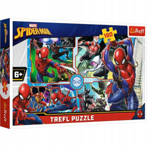 Trefl 15357 Puzzle 160 Spiderman Na ratunek