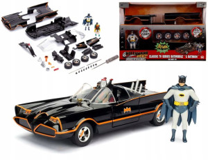 Batman Klasyczny Batmobile samochód pojazd do samodzielnego złożenia + figu