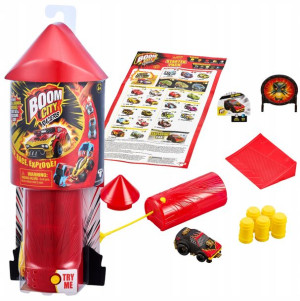 Boom City Racers Zestaw startowy wyrzutnia ze światłem i dźwiękiem + auto +