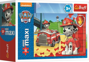 Trefl 21070 Puzzle 20 MiniMaxi Psi Patrol Marshall