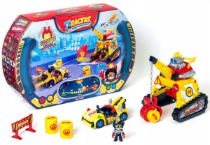 T-Racers zestaw kaskaderski Turbo Crane Magicbox