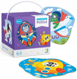 Dodo Moje pierwsze puzzle 6w1 Transport