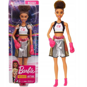 Mattel lalka Barbie You can be Kariera Bokserka