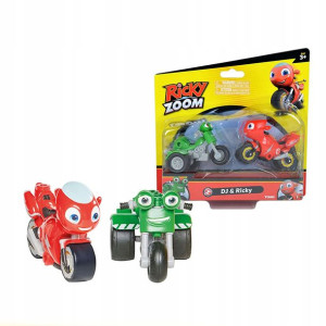 Ricky Zoom figurki z bajki: Motocykle DJ i Ricky