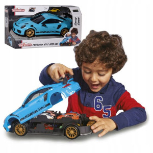Majorette Porsche 911 GT3 RS przenośny garaż + autko metalowy resorak na ba