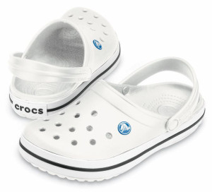 Crocs Crocband White Białe klapki dla lekarzy