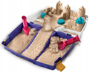 Spin Master Kinetic Sand walizka + 907 piasku kinetycznego + akcesoria