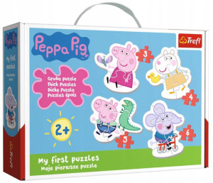 Trefl 36086 Puzzle Baby Classic Świnka Peppa Moje pierwsze puzzle