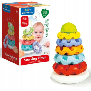 Clementoni Baby Kolorowa wieża układanka
