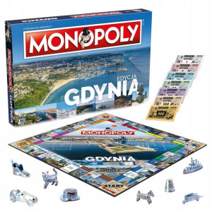 Monopoly Gdynia planszowa gra ekonomiczna Winning Moves