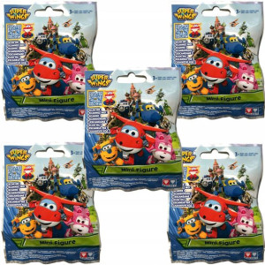 Auldey Super Wings Mini Figurki zestaw 5 saszetek