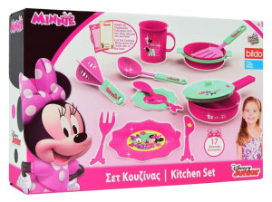 Myszka Minnie Mini Zestaw kuchenny Naczynia 17 elementów