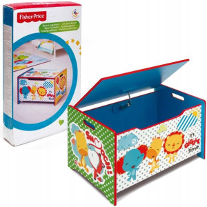 Arditex Drewniana Skrzynia Pojemnik na zabawki Fisher Price