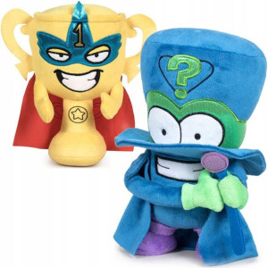 Super Zings maskotki pluszaki Enigma i Pow Position 0+ Superzings MagicBox