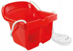 Mochtoys 12078 Huśtawka kubełkowa dla dzieci bezpieczna 24m+