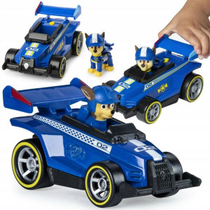 Psi Patrol Ready Race Rescue figurka Chase + wyścigówka z napędem i dźwięki