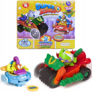 Super Zings seria 4 zestaw 2 figurki + Mega Jet + Blaster Jet