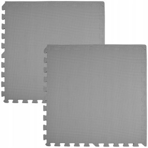 Humbi Mata piankowa Puzzle piankowe 2 szt. ciemnoszary 62 x 62 x 1 cm